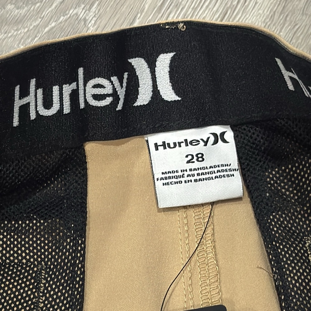 Hurley Men's Khaki Walkshorts Hybrid Shorts Size 28 - Picture 3 of 8